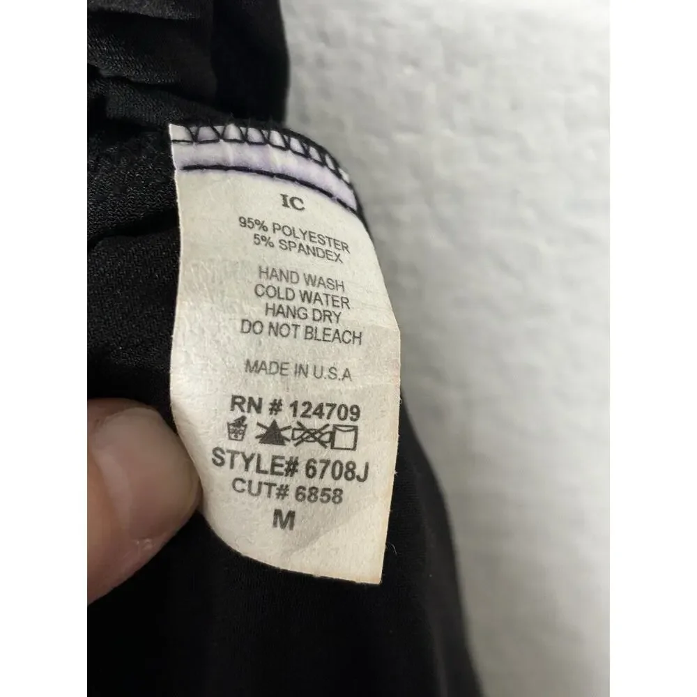 IC by Connie K‎ Mini Dress Tunic Womens Medium Black Polyester Blend